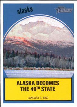 2008 Topps Heritage - News Flashbacks #NF1 Alaska Becomes the 49th State Front