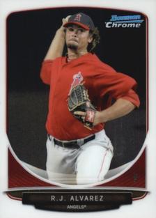 2013 Bowman Chrome Mini #24 R.J. Alvarez Front