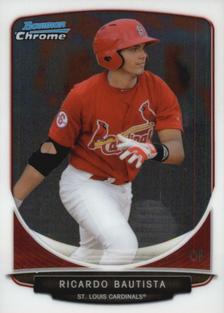 2013 Bowman Chrome Mini #79 Ricardo Bautista Front