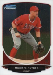 2013 Bowman Chrome Mini #194 Michael Snyder Front