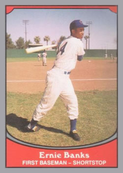 1990 Pacific Legends #5 Ernie Banks Front