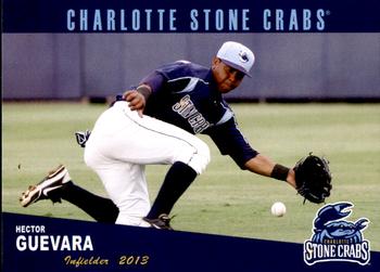 2013 Grandstand Charlotte Stone Crabs #12 Hector Guevara Front