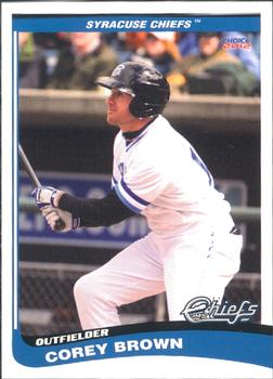 2012 Choice Syracuse Chiefs #5 Corey Brown Front