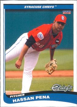 2012 Choice Syracuse Chiefs #17 Hassan Pena Front