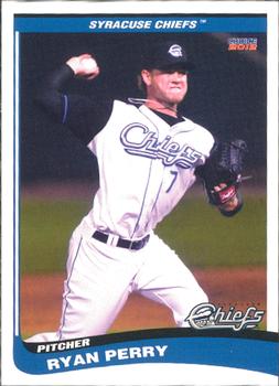 2012 Choice Syracuse Chiefs #18 Ryan Perry Front
