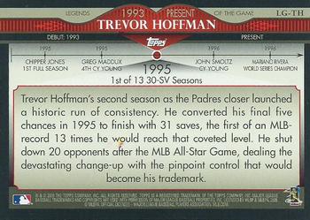 2009 Topps - Legends of the Game #LG-TH Trevor Hoffman Back