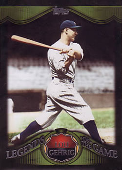 2009 Topps - Legends of the Game #LG11 Lou Gehrig Front