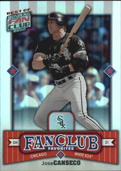2002 Donruss Best of Fan Club #282 Jose Canseco Front
