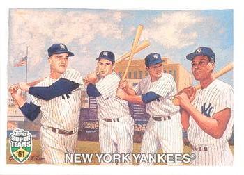 2002 Topps Super Teams #71 New York Yankees Front