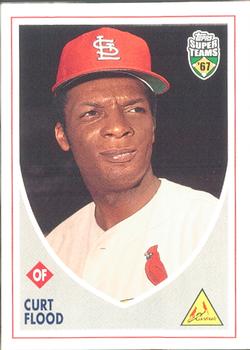 2002 Topps Super Teams #79 Curt Flood Front