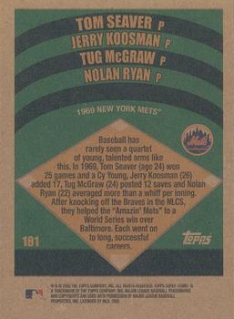 2002 Topps Super Teams #101 New York Mets Back