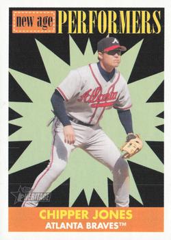 2007 Topps Heritage - New Age Performers #NP11 Chipper Jones Front
