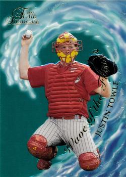 1997 Flair Showcase - Wave of the Future #7 Justin Towle Front