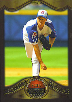2009 Topps - Legends of the Game Gold #LG-GM Greg Maddux Front