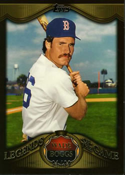 2009 Topps - Legends of the Game Gold #LG-WB Wade Boggs Front