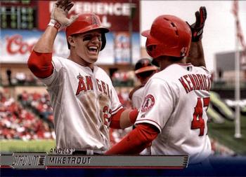 2014 Stadium Club #50 Mike Trout Front