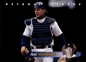1997 Hebrew National Detroit Tigers #24 Matt Walbeck Front