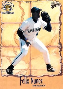 2001 Multi-Ad Charleston RiverDogs #18 Felix Nunez Front