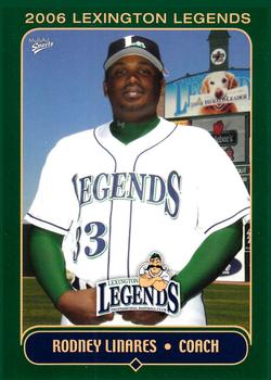 2006 MultiAd Lexington Legends #29 Rodney Linares Front