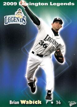 2009 MultiAd Lexington Legends #30 Brian Wabick Front