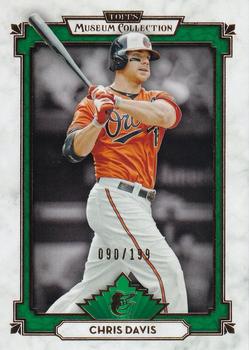 2014 Topps Museum Collection - Green #34 Chris Davis Front