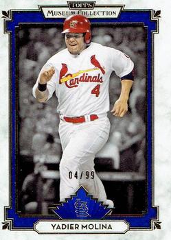 2014 Topps Museum Collection - Blue #51 Yadier Molina Front