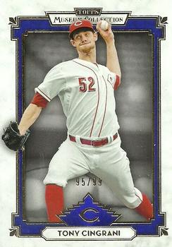 2014 Topps Museum Collection - Blue #83 Tony Cingrani Front