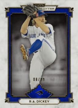 2014 Topps Museum Collection - Blue #93 R.A. Dickey Front