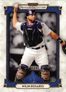 2014 Topps Museum Collection - Blue #11 Wilin Rosario Front