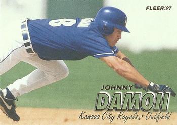 1997 Fleer #112 Johnny Damon Front