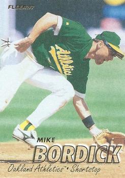 1997 Fleer #185 Mike Bordick Front