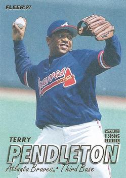 1997 Fleer #267 Terry Pendleton Front