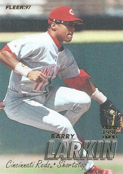 1997 Fleer #296 Barry Larkin Front