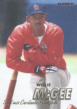 1997 Fleer #449 Willie McGee Front