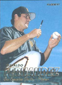 1997 Fleer #549 Osvaldo Fernandez Front
