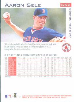 1997 Fleer #662 Aaron Sele Back