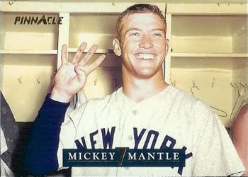1992 Pinnacle Mickey Mantle #15 Series Slam Front