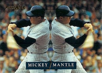 1992 Pinnacle Mickey Mantle #17 Switch Hitter Front