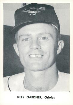 1957 Jay Publishing Baltimore Orioles Set A 5x7 #NNO Billy Gardner Front