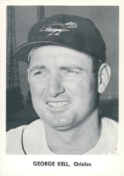 1957 Jay Publishing Baltimore Orioles Set A 5x7 #NNO George Kell Front