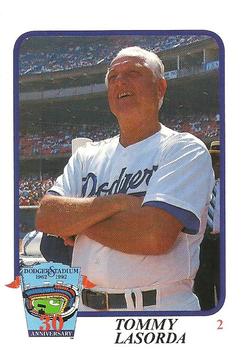 1992 Los Angeles Dodgers Police #NNO Tommy Lasorda Front