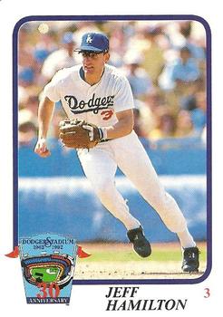 1992 Los Angeles Dodgers Police #NNO Jeff Hamilton Front