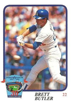 1992 Los Angeles Dodgers Police #NNO Brett Butler Front