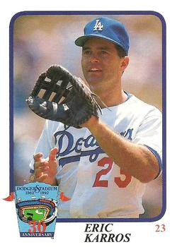 1992 Los Angeles Dodgers Police #NNO Eric Karros Front