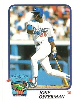 1992 Los Angeles Dodgers Police #NNO Jose Offerman Front