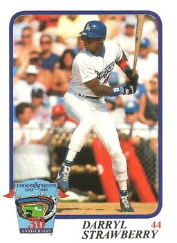 1992 Los Angeles Dodgers Police #NNO Darryl Strawberry Front