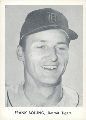 1957 Jay Publishing Detroit Tigers 5x7 #NNO Frank Bolling Front
