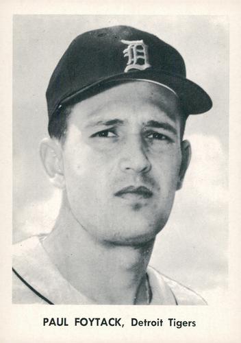 1957 Jay Publishing Detroit Tigers 5x7 #NNO Paul Foytack Front