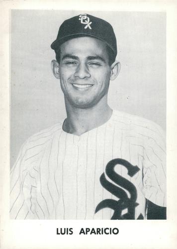 1957 Jay Publishing Chicago White Sox Set A 5x7 #NNO Luis Aparicio Front