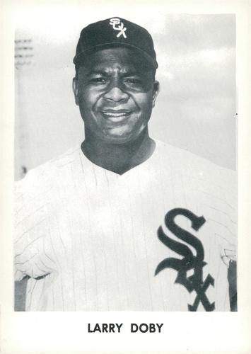 1957 Jay Publishing Chicago White Sox Set A 5x7 #NNO Larry Doby Front